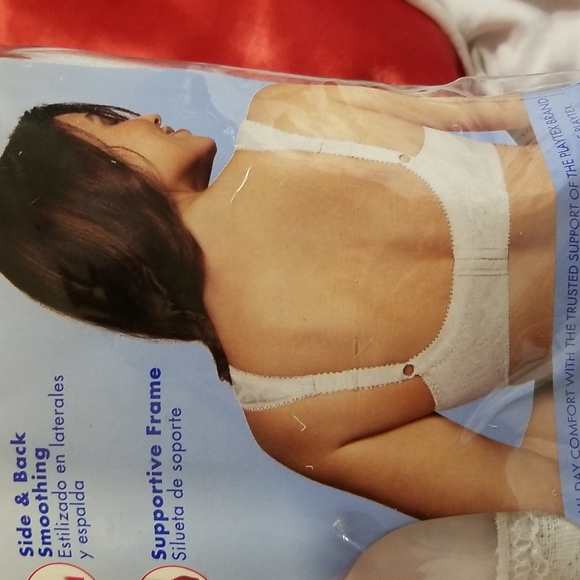 NwT Playtex 38D value 2 pack white white bra us4693 ultimate shoulder comfort - Picture 5 of 8